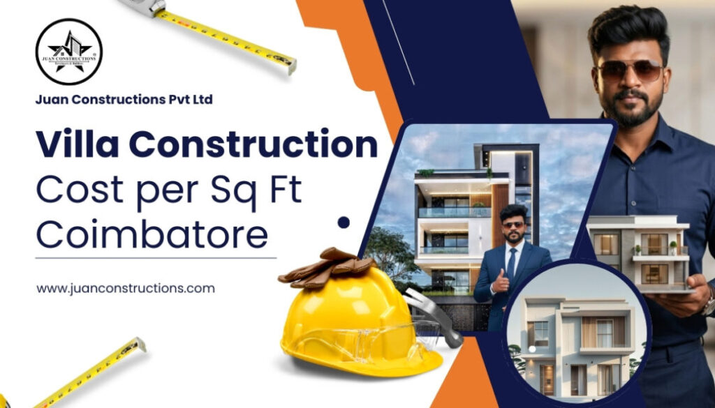 Villa Construction Cost per Sq Ft Coimbatore