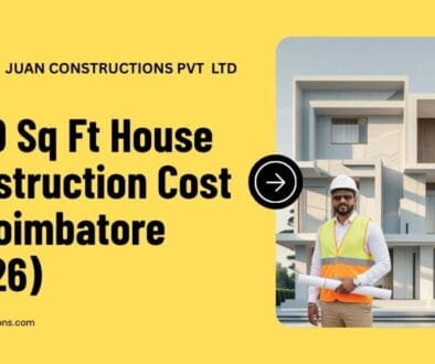 1000 Sq Ft House Construction Cost in Coimbatore (2026)