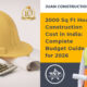 Describe each image accurately, such as 2000 Sq Ft House Construction Cost